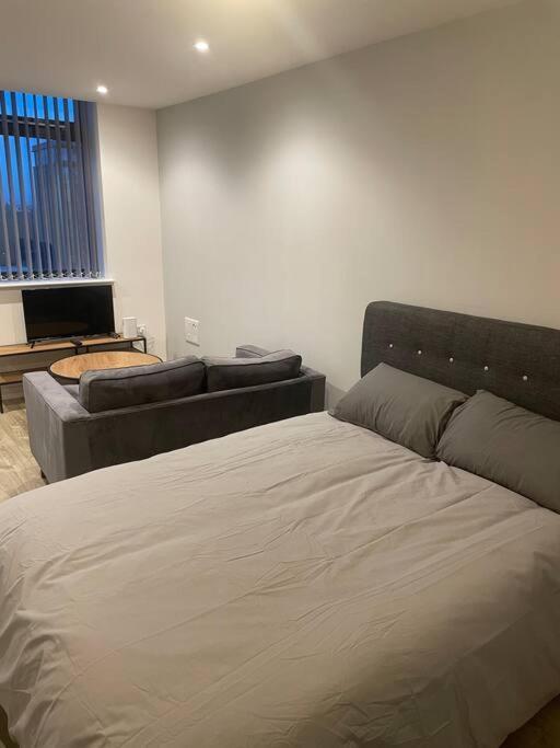 Ferienwohnung Stylish Flat In Old Trafford Manchester Exterior foto